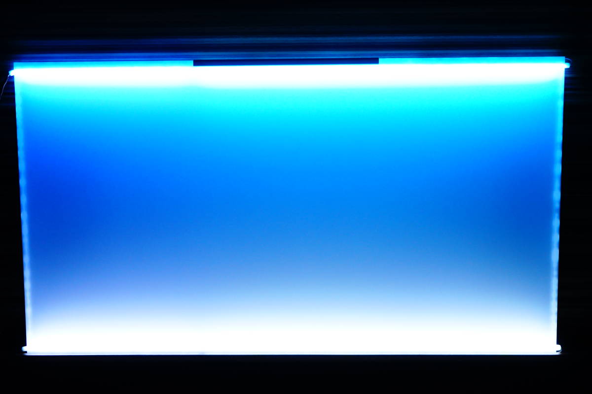 【60×36cm水槽用】LEDバックスクリーン（blue & white）【検索ワード】 水槽 ★ 照明 ★ アクアリウム ★ ライトスクリーン ★  ADA