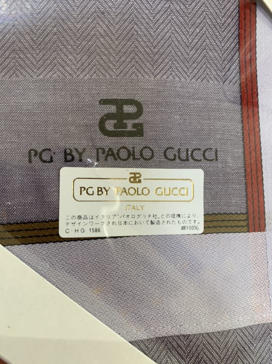 【人気】全国送料一律210円　PGBY　PAOLO　GUCCI　グッチ　未使用　スカーフ　　H271_画像5