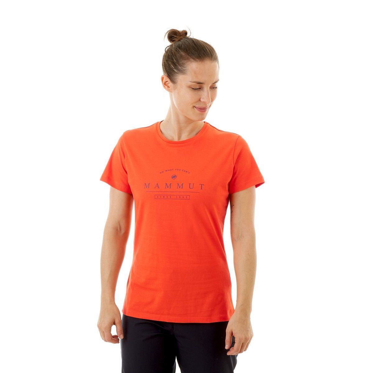 !1017-00980 super popular famous brand Mammut The il T-shirt Mammut Seile T-Shirt climbing boruda ring outdoor mountain climbing woman S orange 