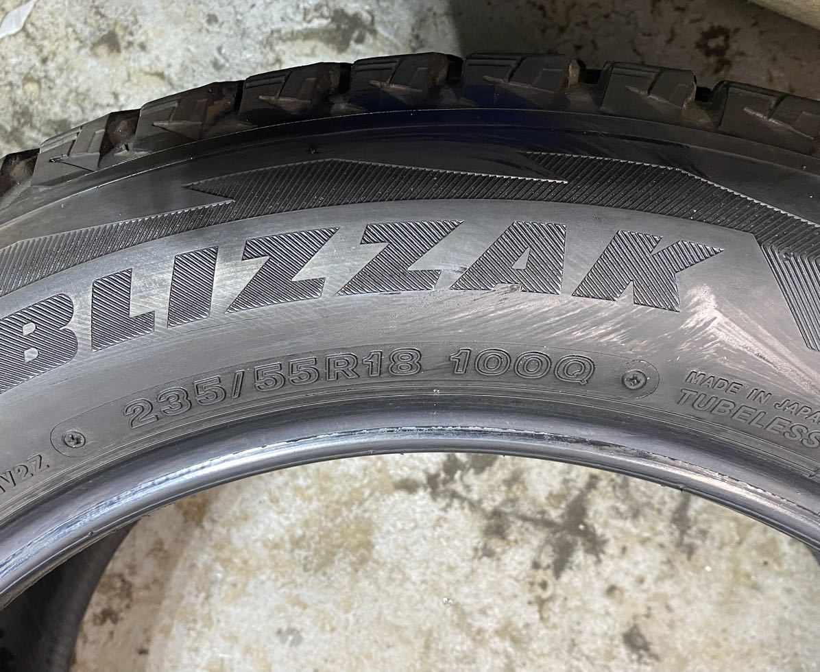 送料無料　235/55R18 100Q（ブリヂストンBLIZZAK DM-V2 4本 B.77_画像8