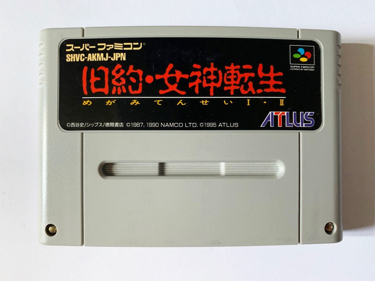 SFC 旧約女神転生 ハガキあり　スーファミ スーパーファミコン Famicom Kyuyaku Megami Tensei