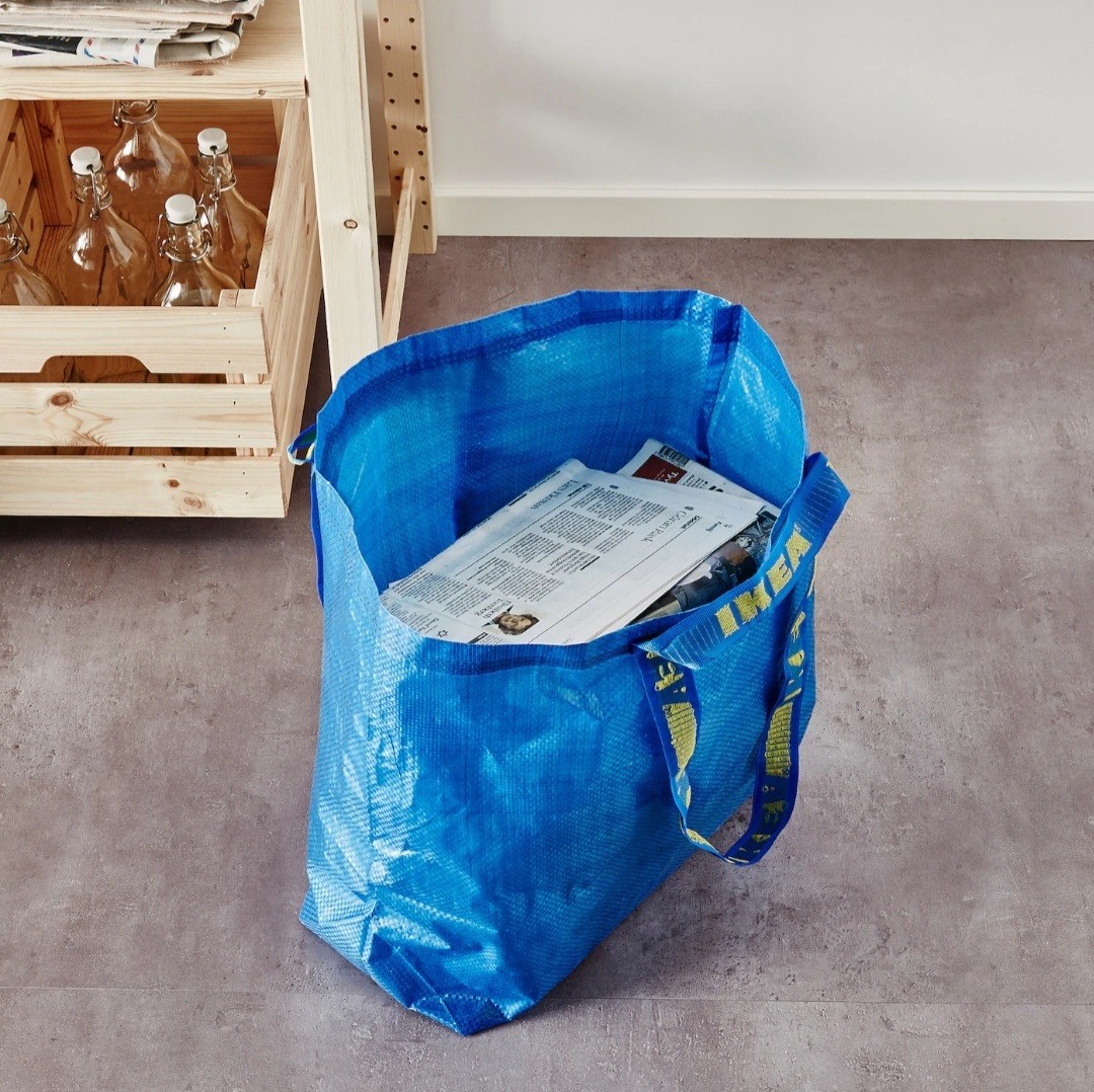 IKEA ブルーバッグ MサイズLサイズセット エコバッグ フラクタ