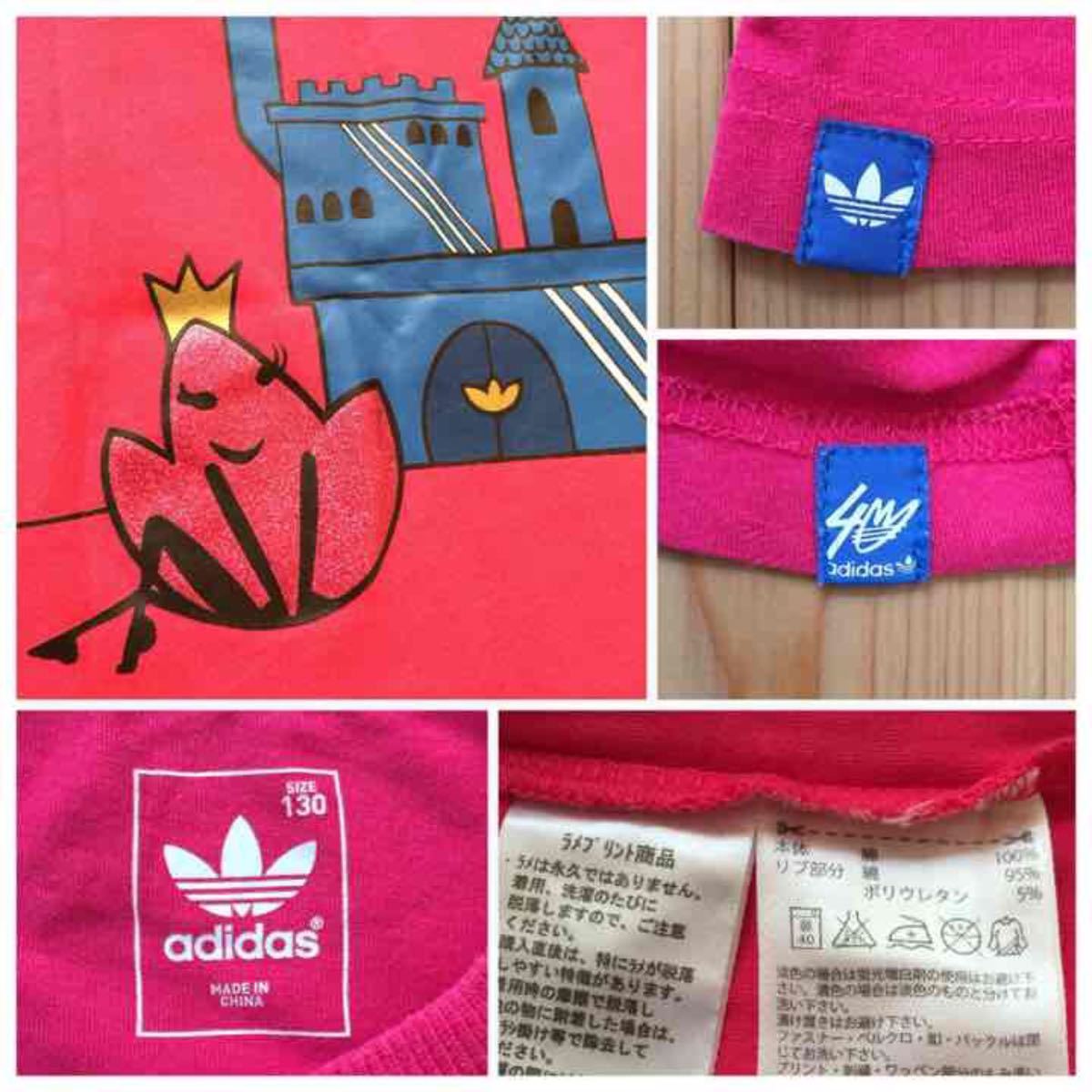 Paypayフリマ アディダスオリジナルス 女の子 Tシャツ ピンク ラメ 130 Paypayフリマ アディダスオリジナルス 女の子 Tシャツ ピンク ラメ 130
