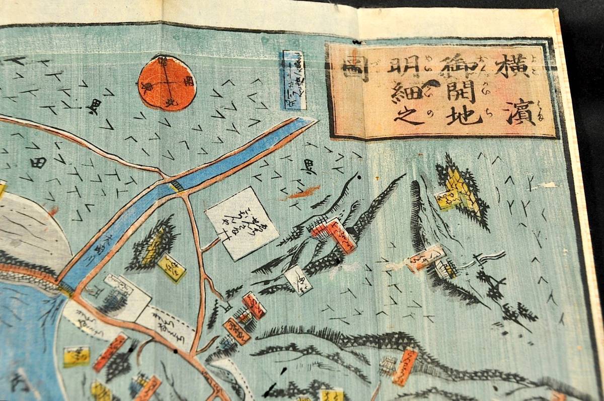鳥瞰図 新四国八十八ヶ所 霊場案内絵図 江戸期 古地図 木版画 鳥瞰図 新四国八十八ヶ所 霊場案内絵図 江戸期 古地図 木版画