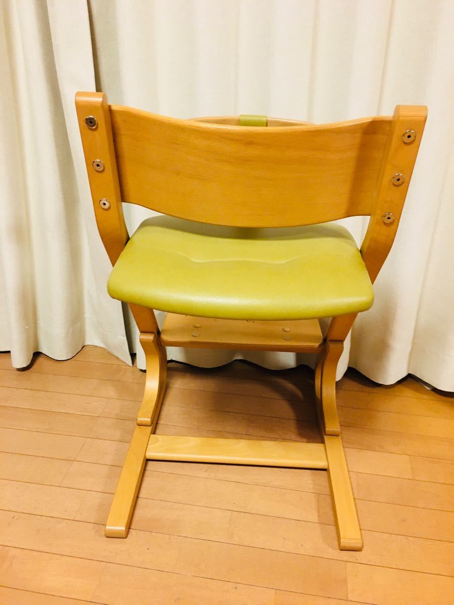 【美品】カリモク家具 限定商品ブランド チターノ (ベビーガード付き) キッズチェア ストッケ