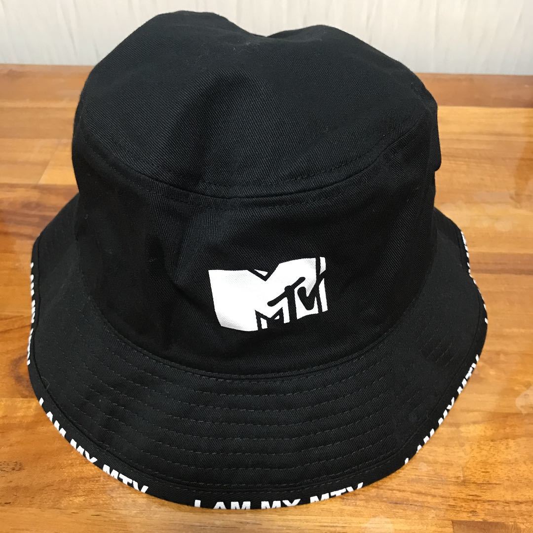 MTV帽子 ハット ブラック 新品　送料無料_画像1