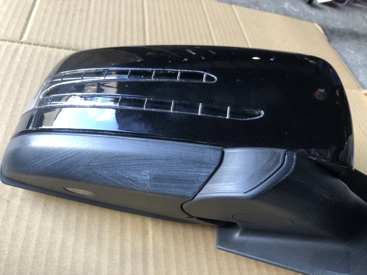 H24 year W204 C Class coupe C250 right door mirror automatic type / turn signal attaching 2+8+7P