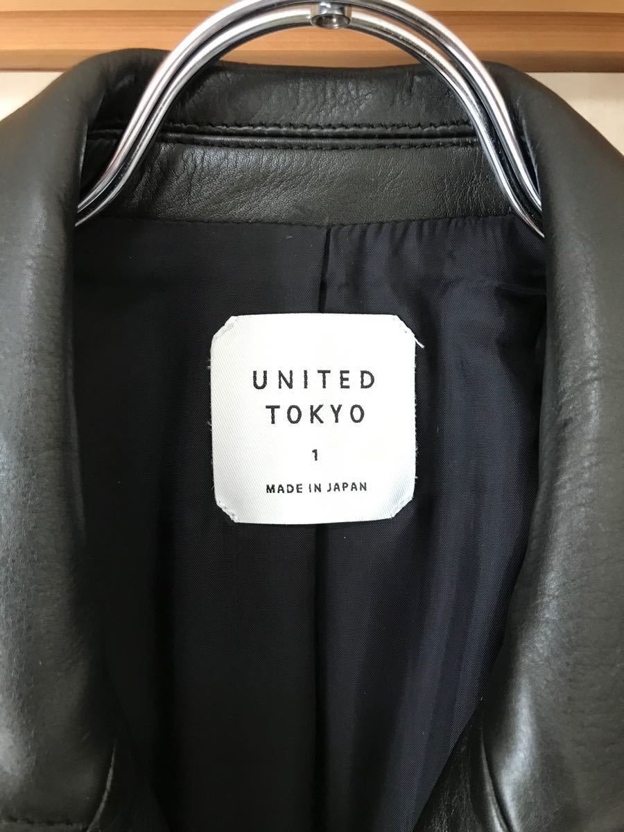 UNITED TOKYO カウハイドダブルライダースジャケット