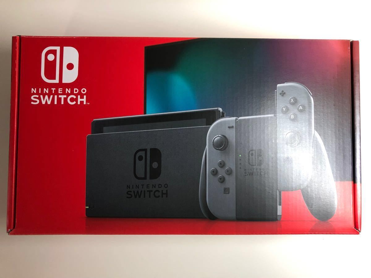 新型Nintendo Switch ニンテンドースイッチ 本体 グレー 【ほぼ未使用美品！】