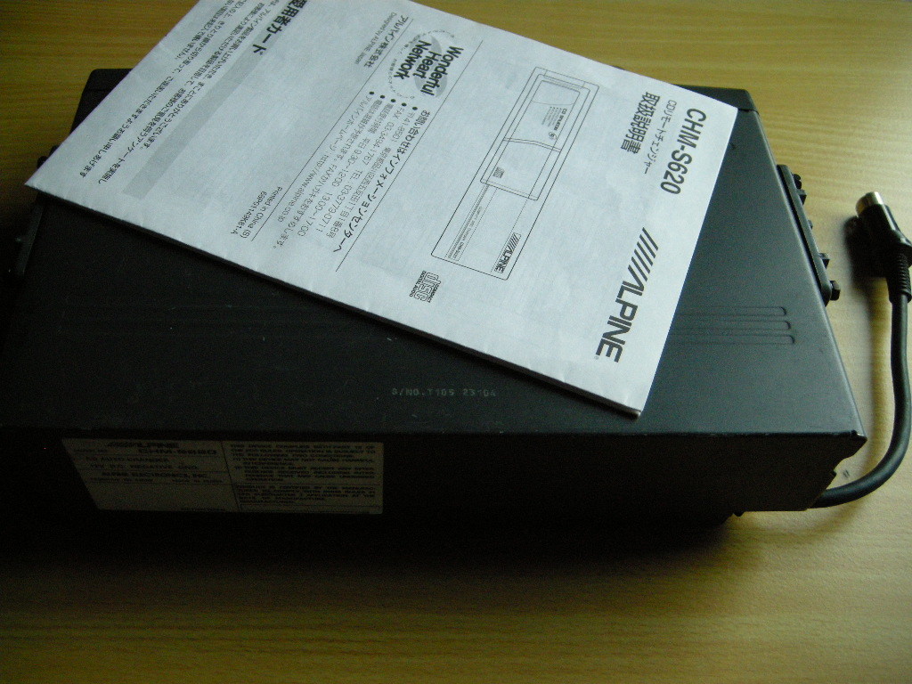 Alpine CD changer CHM-S620 /////ALPINE COMPACT DISC CHANGER 8P [ DIN ]6 полосный 