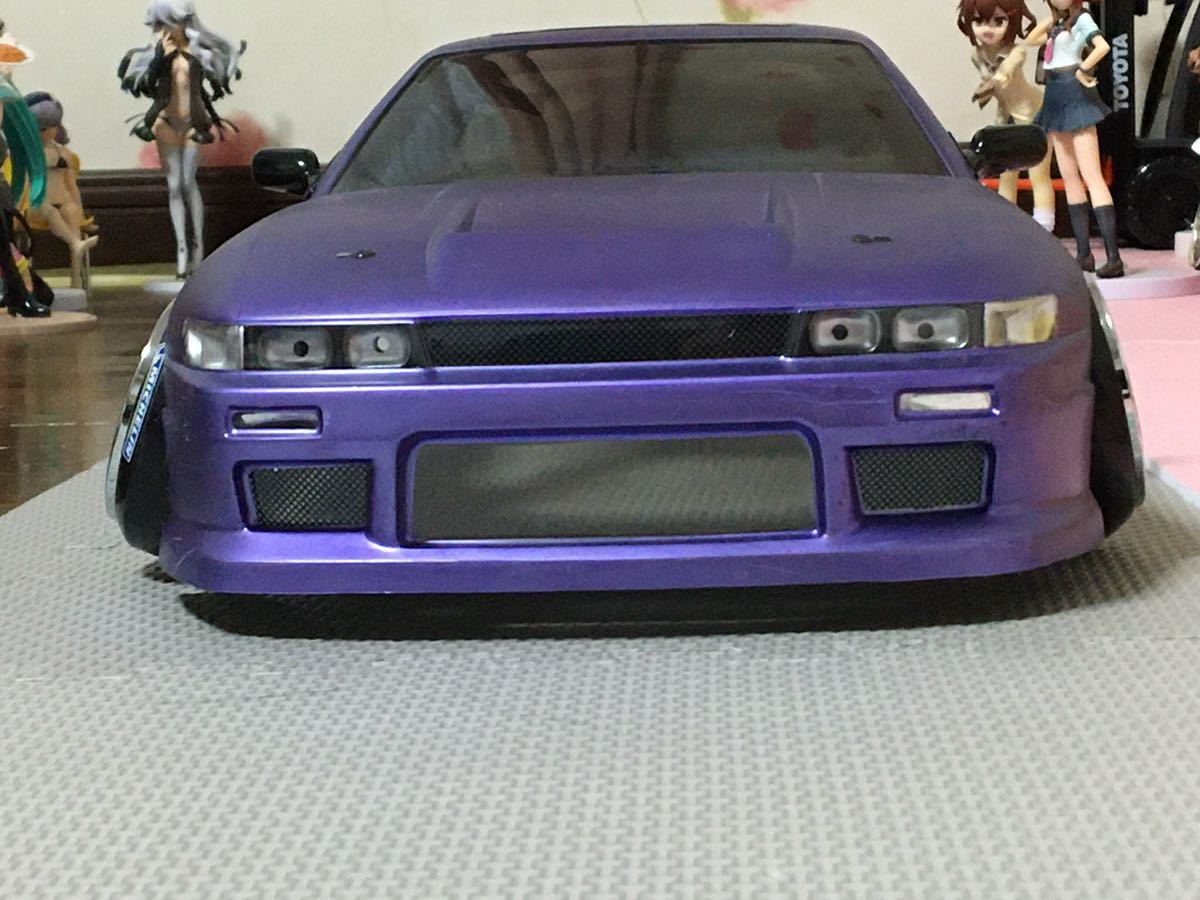 送料無料　1/10 日産　シルビア　S13 ラジコン　ボディ　埠頭　ドリフト　ヨコモ　YOKOMO NISSAN SILVIA