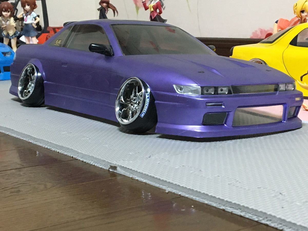 送料無料　1/10 日産　シルビア　S13 ラジコン　ボディ　埠頭　ドリフト　ヨコモ　YOKOMO NISSAN SILVIA