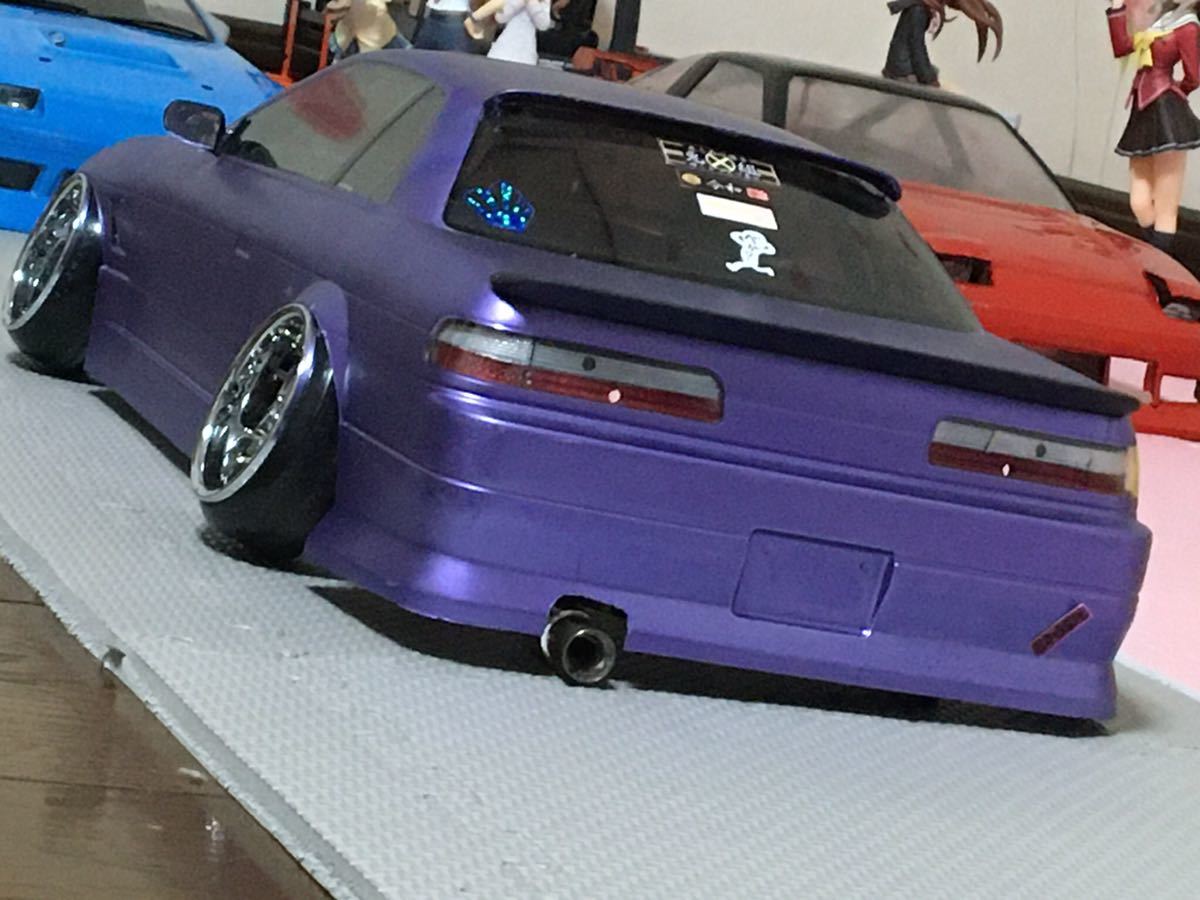 送料無料　1/10 日産　シルビア　S13 ラジコン　ボディ　埠頭　ドリフト　ヨコモ　YOKOMO NISSAN SILVIA