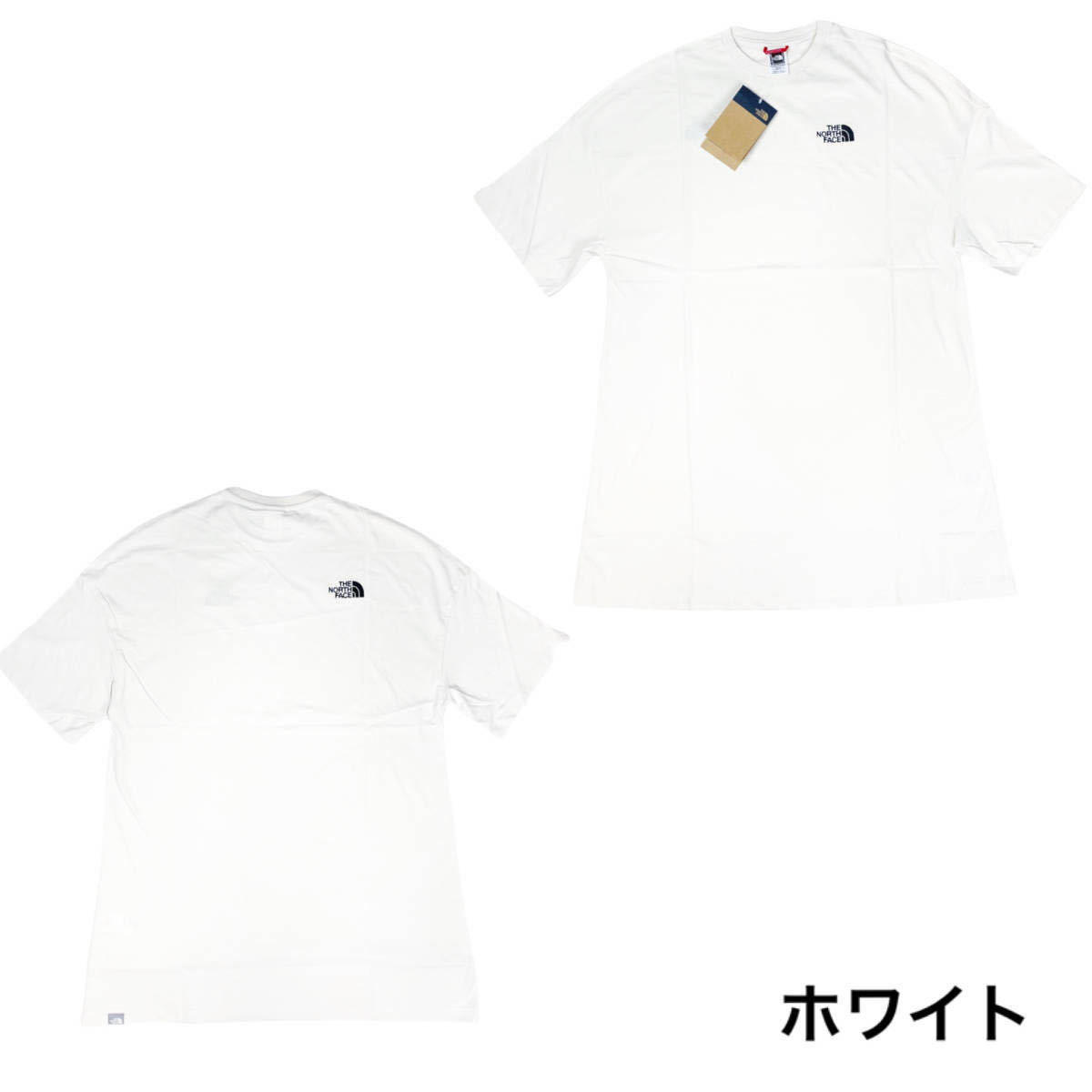 ノースフェイス Tシャツ ドレス NF0A55AP ワンピース レディース デカT ホワイト XSサイズ THE NORTH FACE WOMEN'S S/S T DRESS 新品