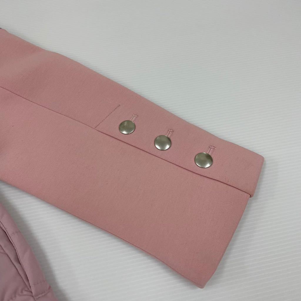 １点のみ　新品15500　サーモアThermore ピンク　Sサイズ　ノーカラー袖切り替え　薄手中綿コート　ジャンパーインナーコート保温効果_画像7
