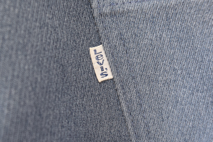 【送料無料】70S ヴィンテージ リーバイス 517 スタプレスト スラックス パンツ W36 グレー系 LEVIS USA アメカジ ボトムス 古着 EZ0290