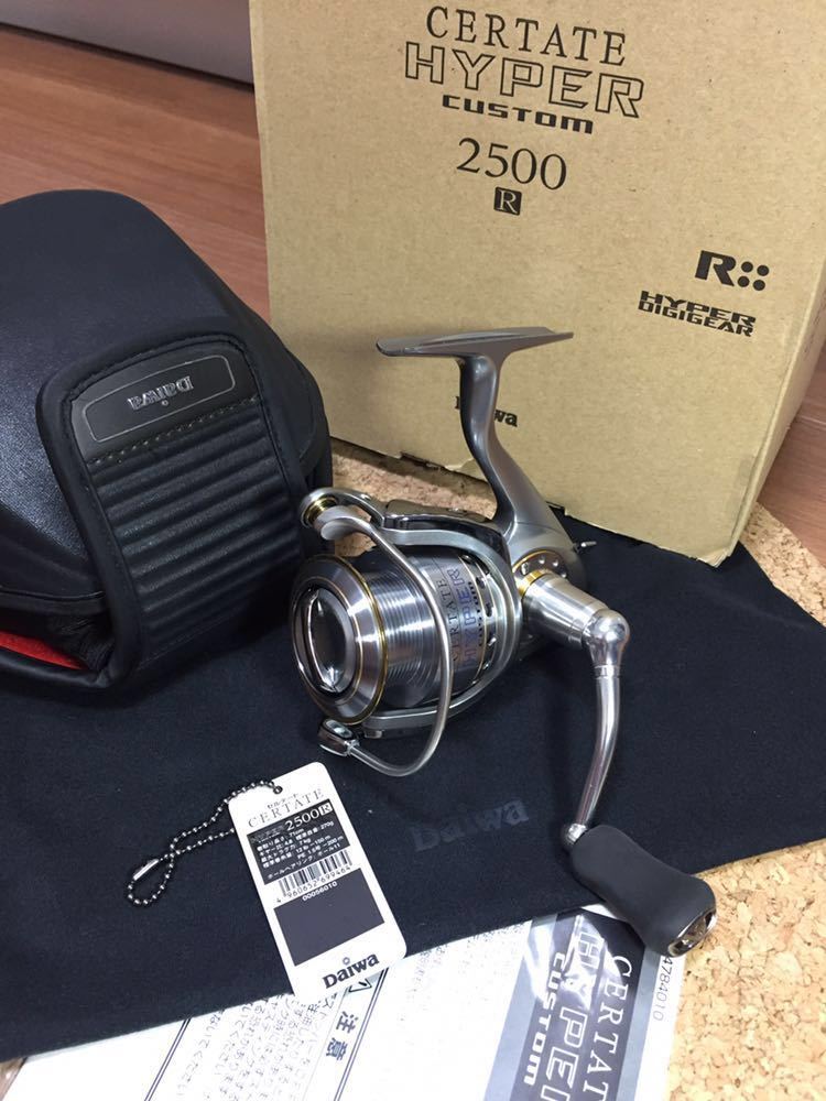 ★即決！稀少 ダイワ DAIWA セルテート ハイパーカスタム 2500R 美品！機関好調 箱・ケース・袋付き★