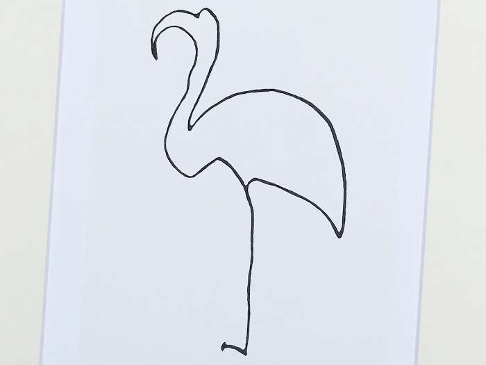 pabro* Picasso art frame ( flamingo ). made . poster do rowing frame picture famous painter work line . interior american miscellaneous goods 