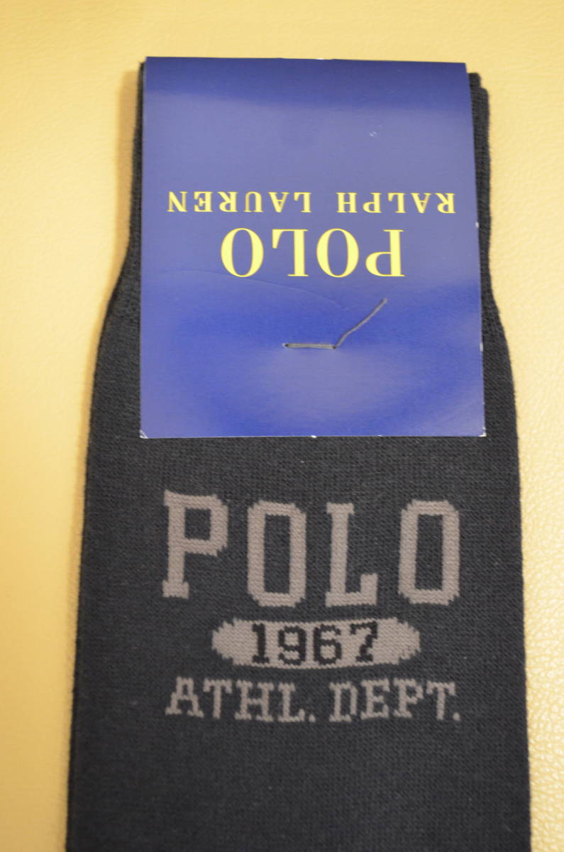 新品　男性　POLO RALPH LAUREN 　ポロ ラルフローレン 　綿混ソックス　 送料無料_画像3