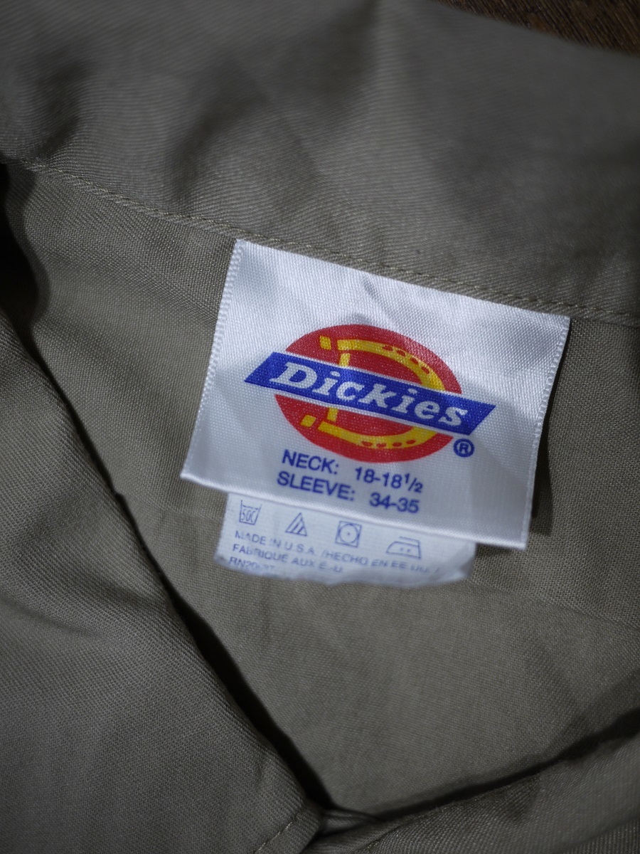 USA производства Dickies рубашка work shirt Dickies L/S Work shirt USA производства 5009