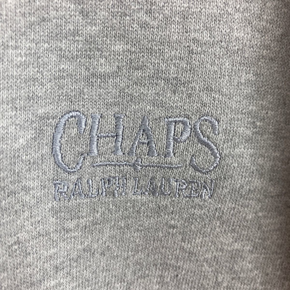 【ゆるダボオーバーサイズ】CHAPS RALPH LAURENチャップスラルフローレン　刺繍ロゴ スウェット　スエットトレーナー