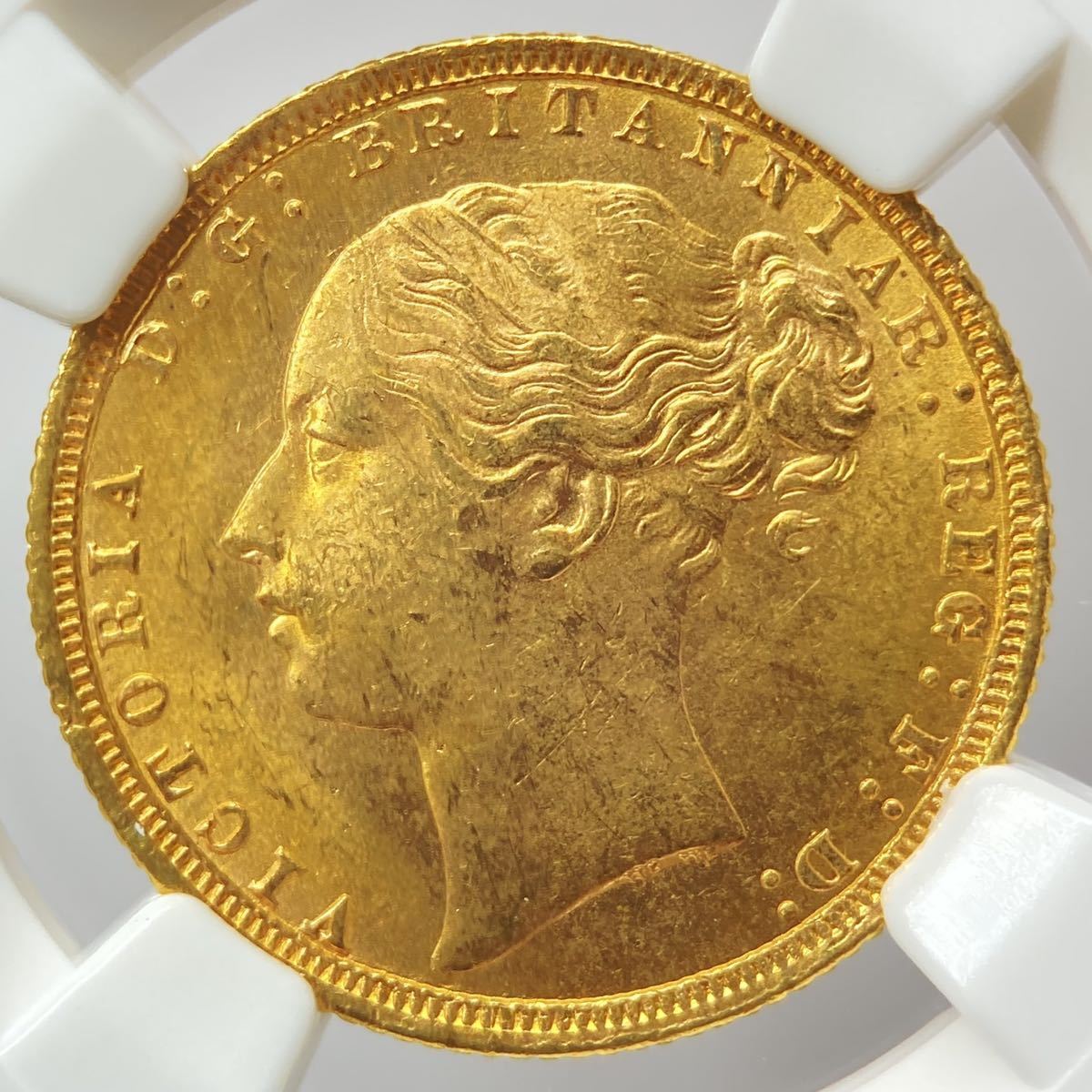1871 イギリス ソブリン金貨 NGC MS64 ビクトリア ヤング セント 1871 イギリス ソブリン金貨 NGC MS64 ビクトリア ヤング セント