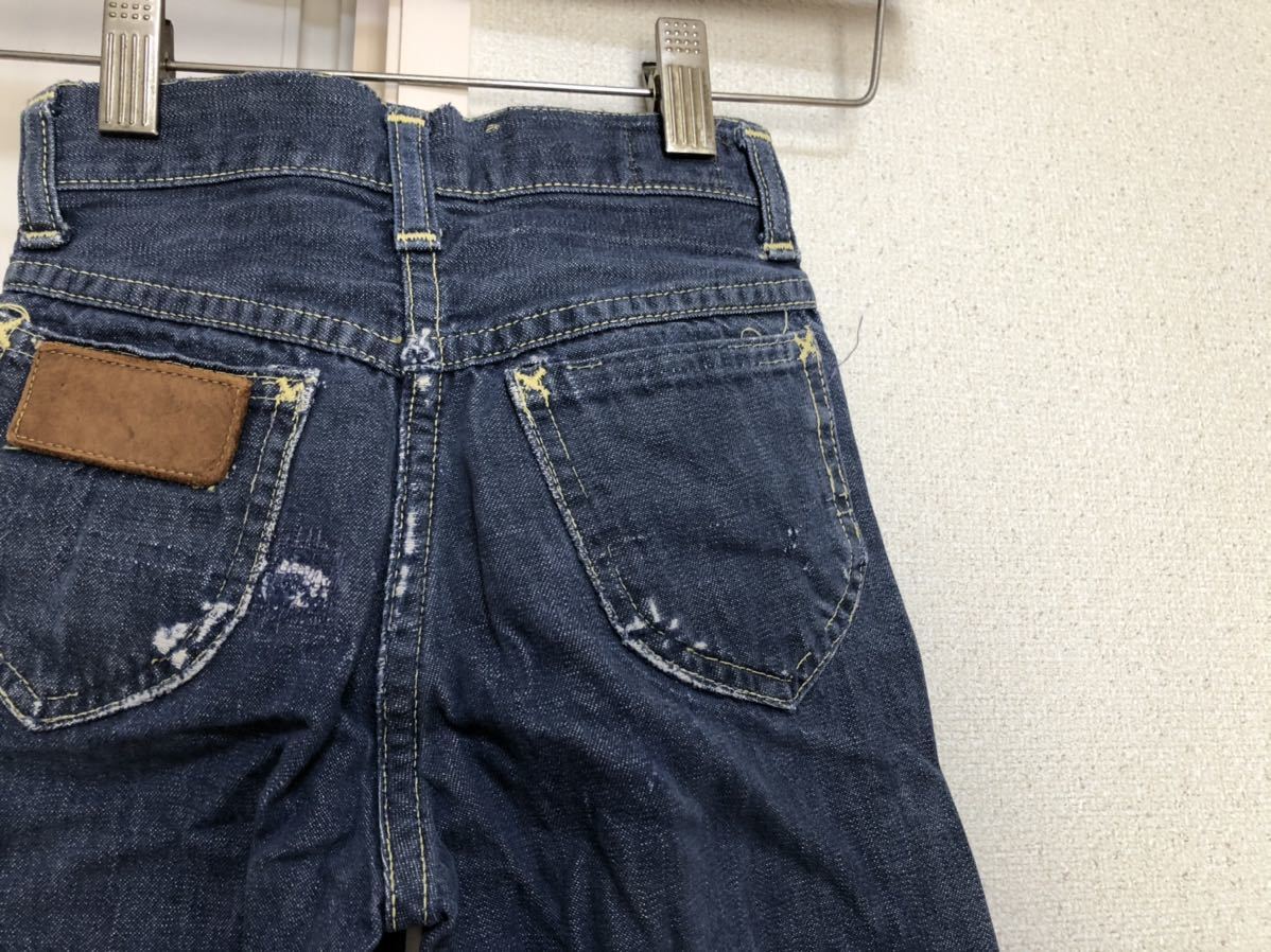 70sヴィンテージ！MADE IN USA アメリカ製 キッズkids 101Z子供用 Lee109-ZBデニムパンツsize4