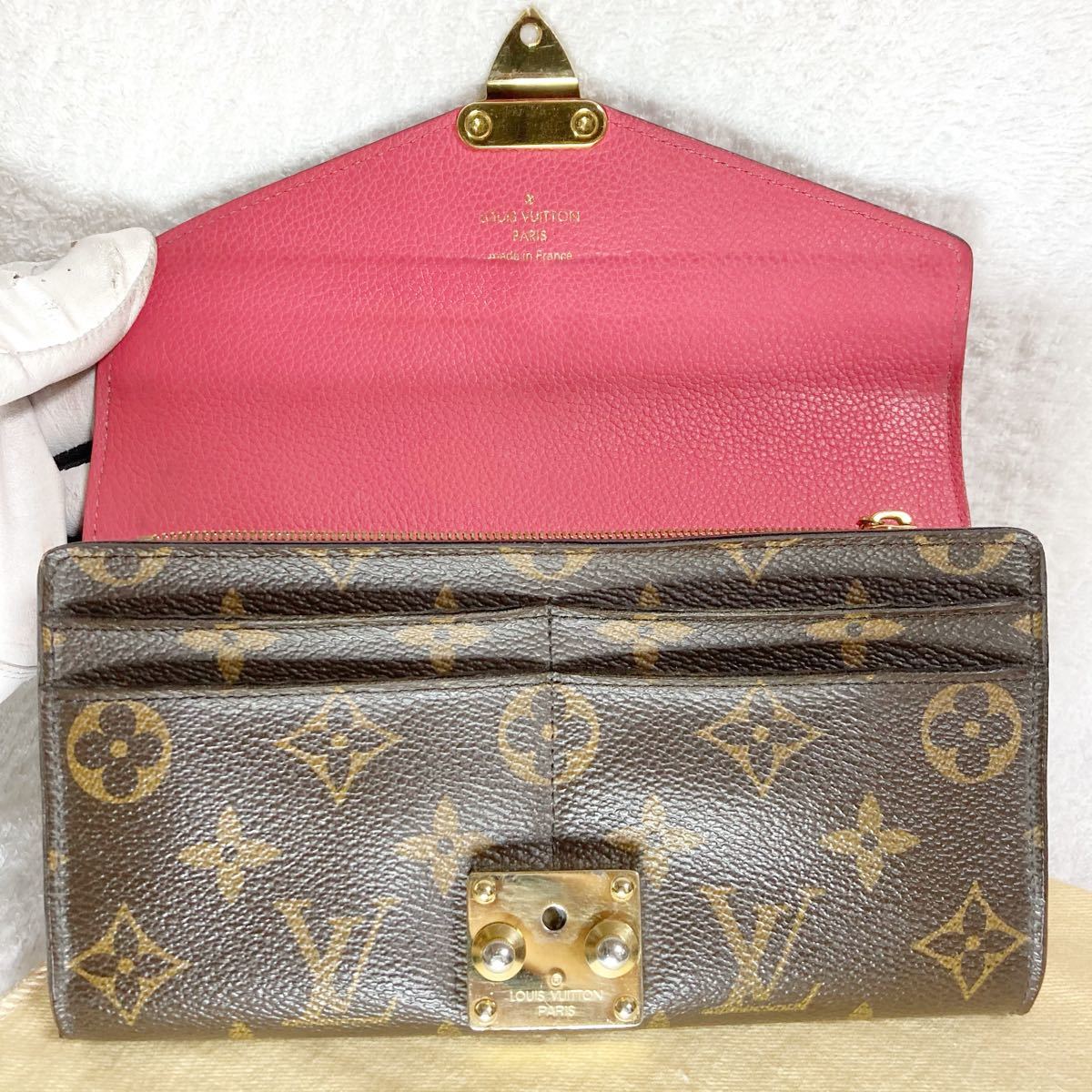 美品 LOUIS VUITTON ルイヴィトン ポルトフォイユ パラス 長財布