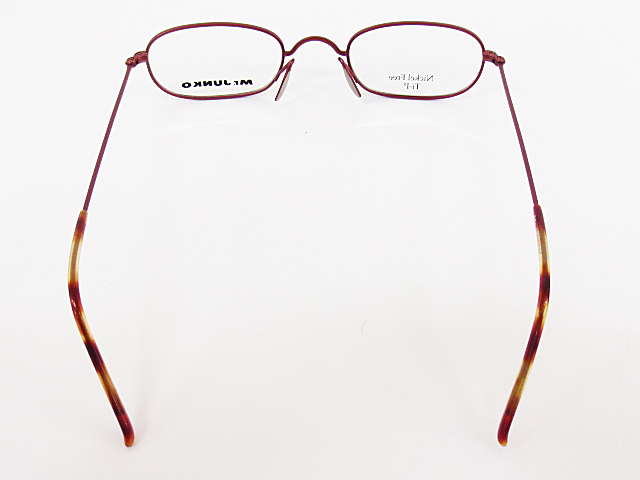 ∞【デッドストック】Mr.JUNKO ミスタージュンコ 眼鏡 メガネフレーム 2002-19 46[] フルリム ボルドー ジュンココシノ □H8_画像7