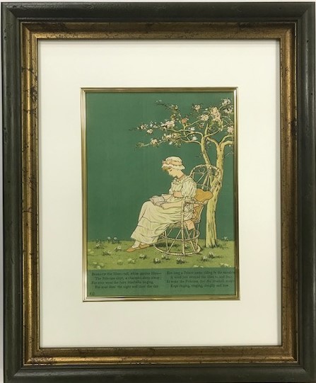 【特価】　　≪　　ケイト　グリーナウェイ　　≫　　オリジナル木版画　 　　1879年　　　KATE GREENAWAY
