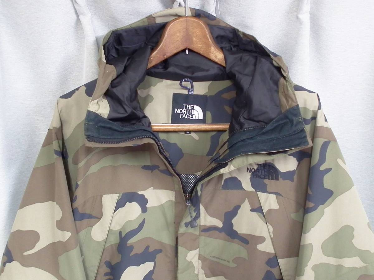 ◆希少◆THE NORTH FACE ノースフェイス ノベルティ スクープジャケット 迷彩 Novelty Scoop Jacket NP15501 ナイロン マウンテンパーカー 