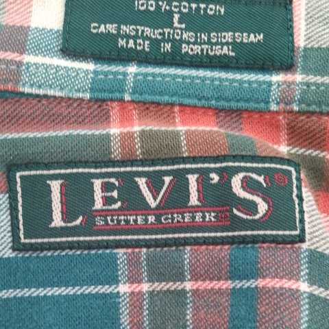 LEVI’S　リーバイス　MADE IN PORTUGAL フラップポケット　USEDシャツ_画像5