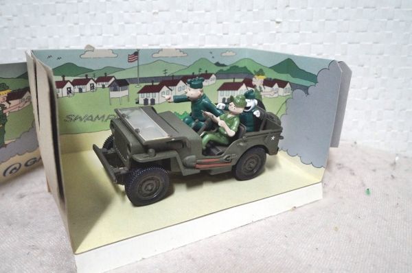 GATE beetle bailey in Jeep adventures 1/43 ミニカー ジープ