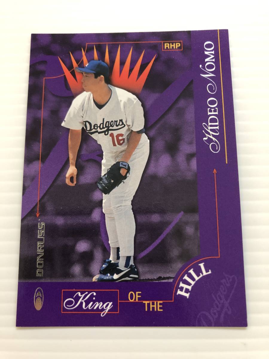 野茂英雄 HIDEO NOMO DONRUSS 1997 ＃427  ロサンゼルス・ドジャース Los Angeles Dodgers 近鉄バファローズ MLB メジャーリーグ 日本人の画像1