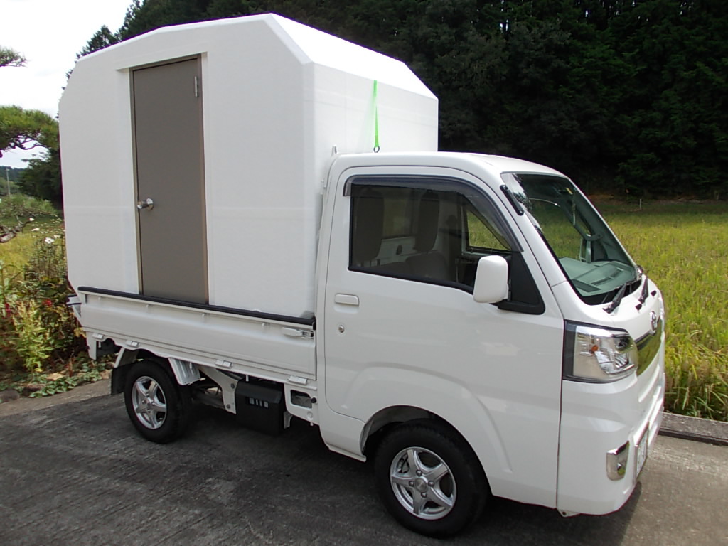 軽トラ荷台キャンピングシェル エムシーシェル キャンピングカー ...