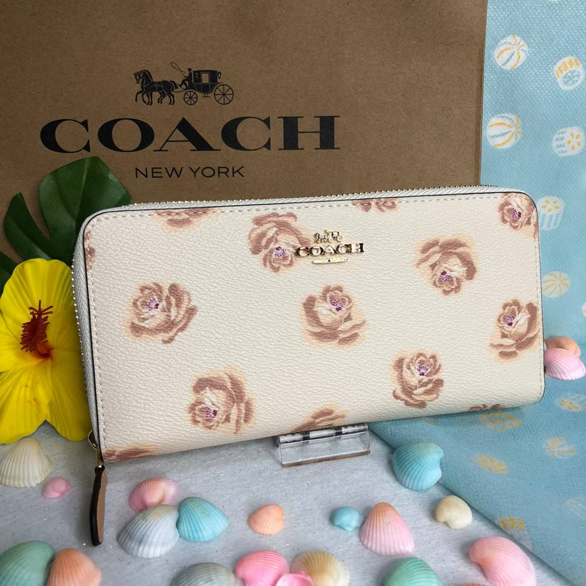 COACH コーチ 長財布 新品未使用 花柄 フラワー 新品(¥9,600) ardfc.ca