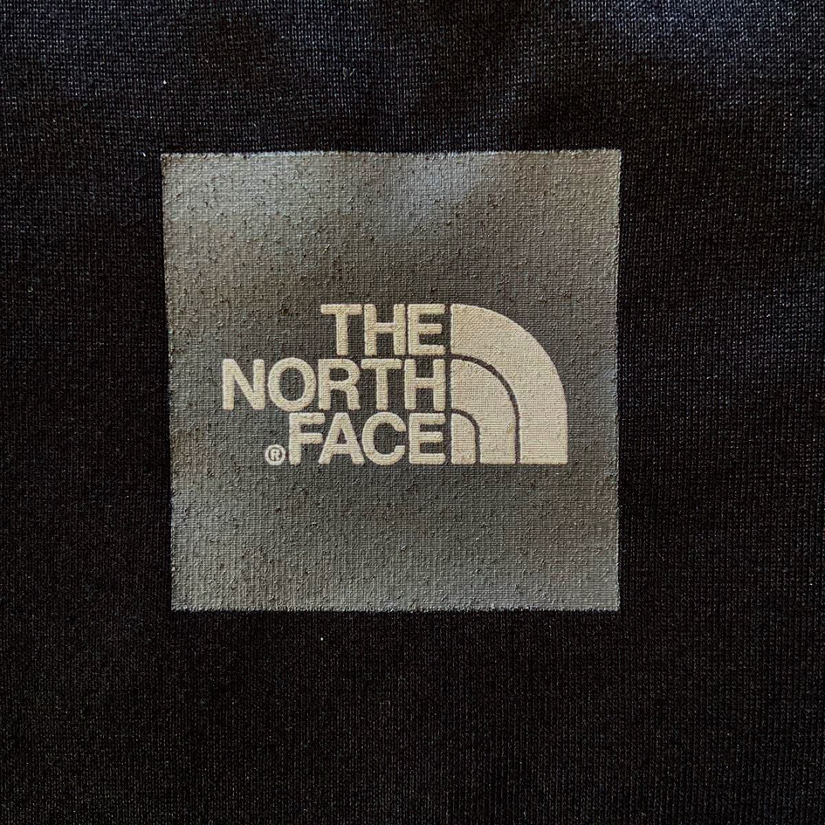 THE NORTH FACE  ボックスロゴ ロンＴ 黒 M