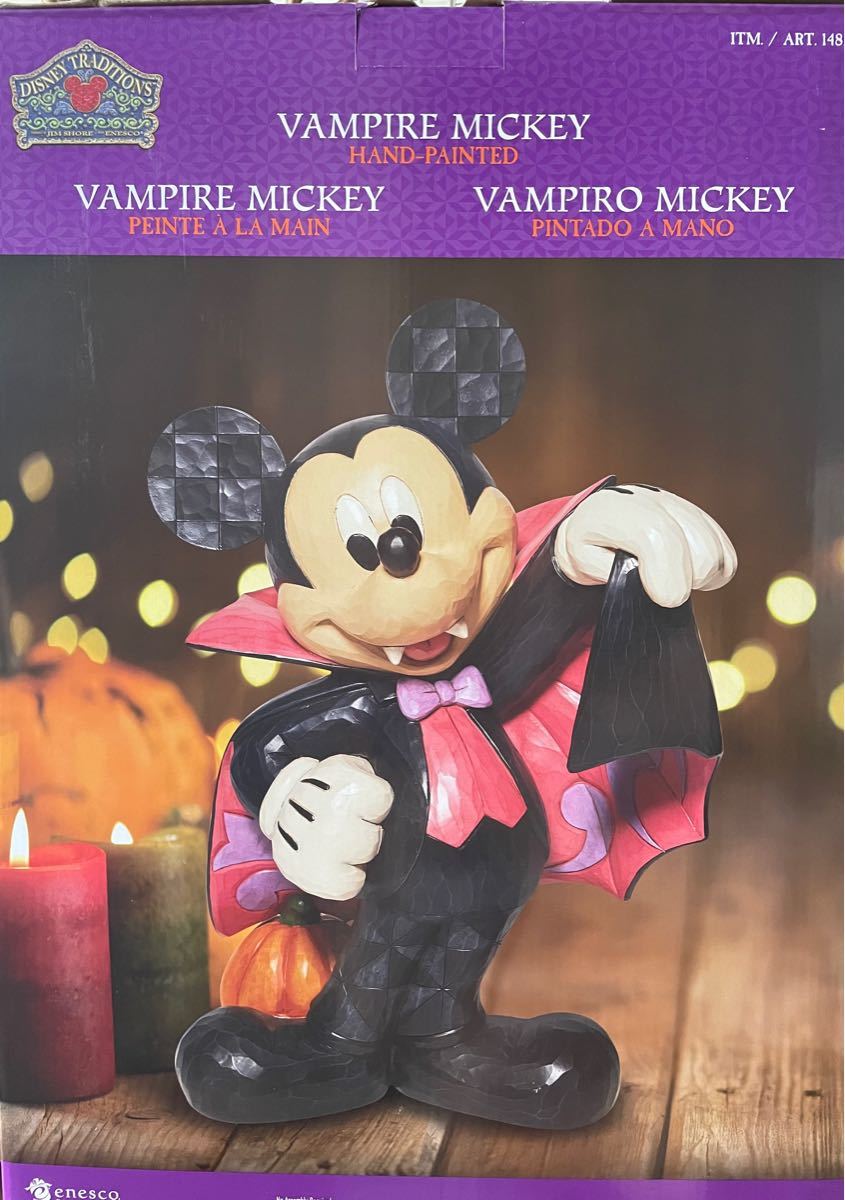ヴァンパイア ミッキー ハロウィン 高さ約50cm 吸血鬼 デコレーション/装飾品 ミッキーマウス ジムショア