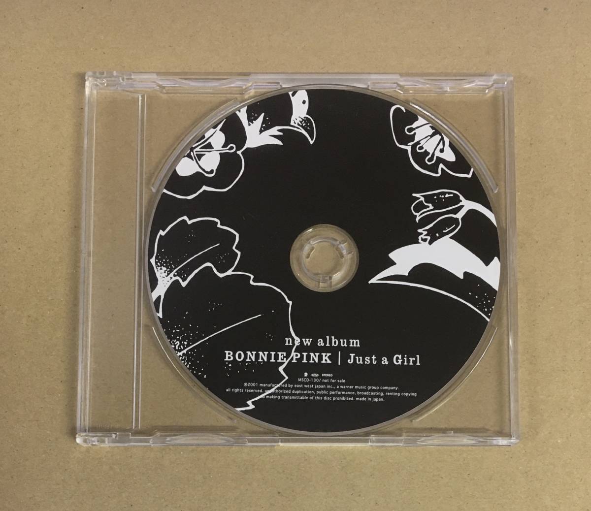 H-1160 BONNIE PINK / Just a Girl CD プロモ…MSCD-130 ボニー・ピンク_画像1