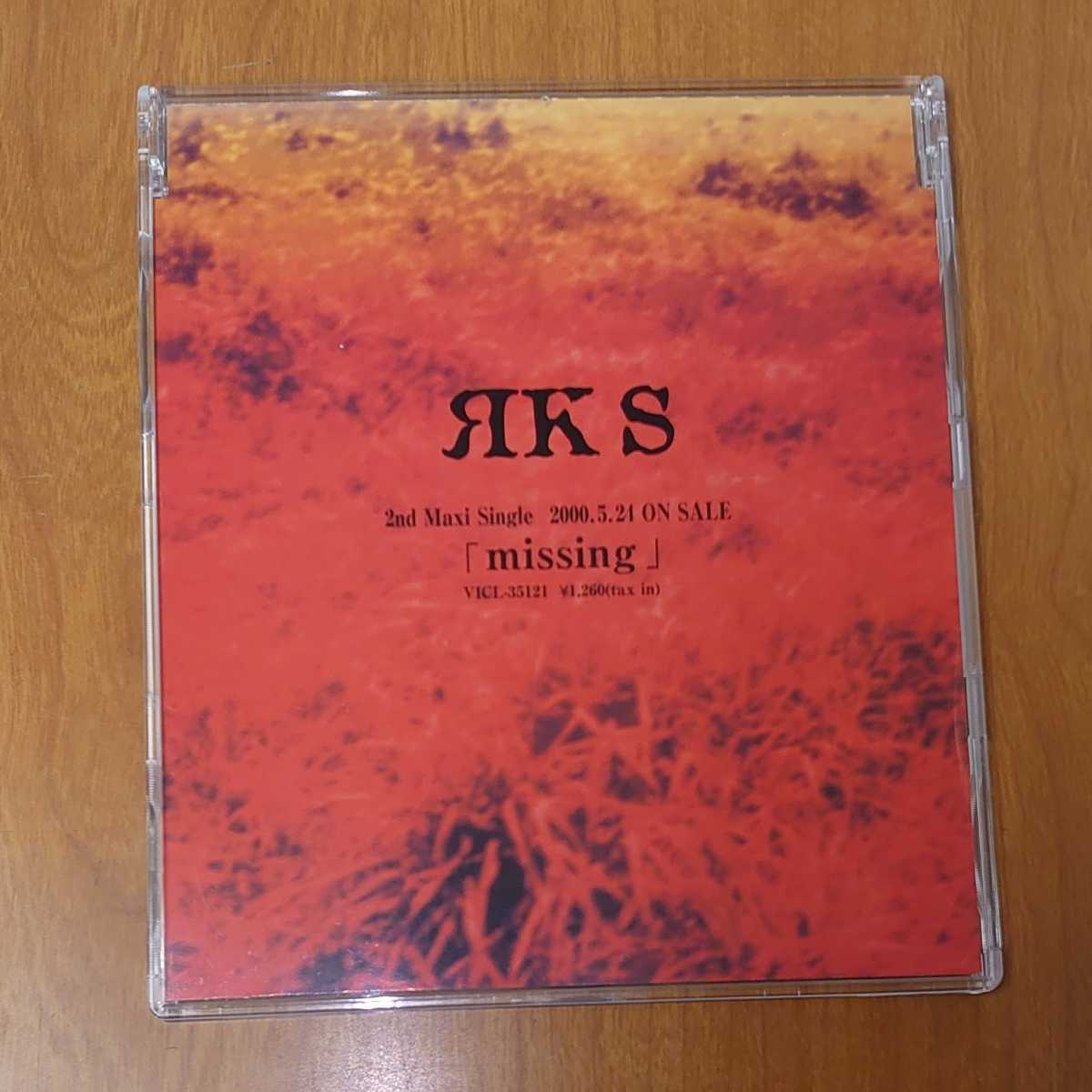 ☆ЯK S feat. Risa / missing プロモ CD 非売品…pa/CDS-848/RK/河村