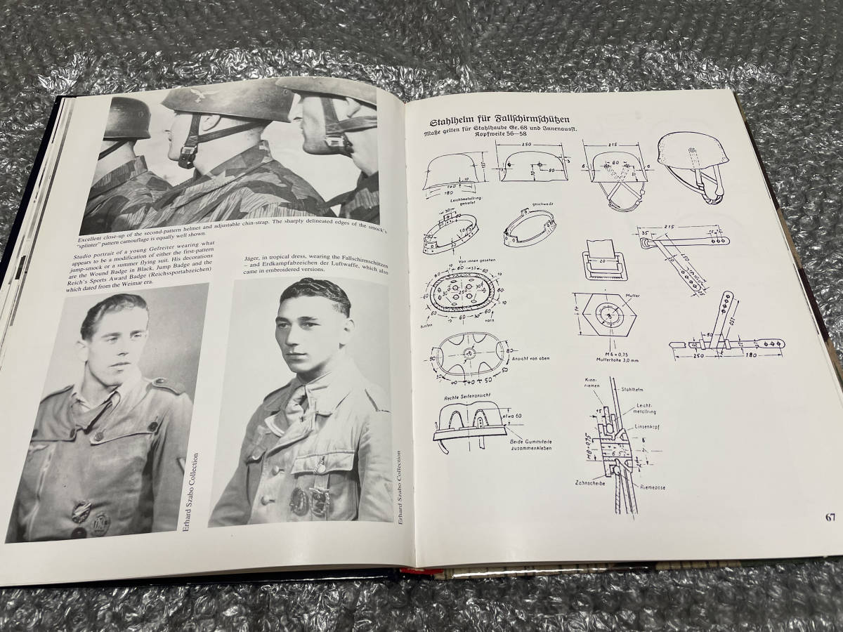 サイン・掲示用品 パネル ドイツ空軍 降下猟兵 ゾルトブーフ Soldbuch