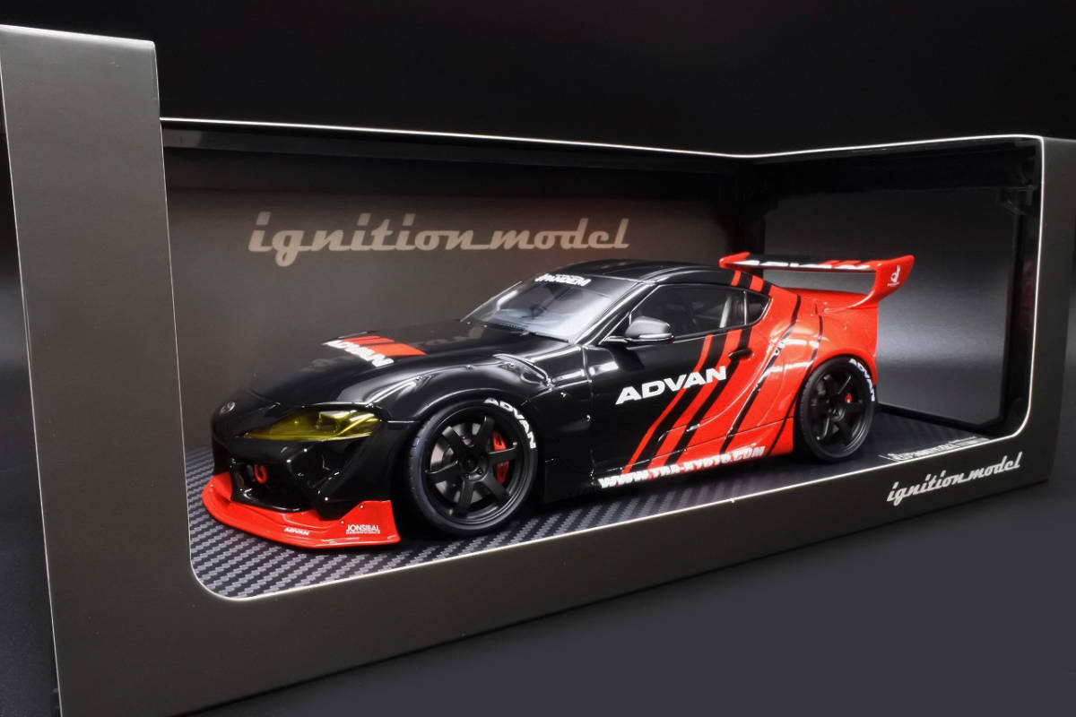 贅沢品 トヨタ PANDEM 1/18 イグニッションモデル スープラ(A90) (世界限定120台) ブラック/レッド "アドバン" hpi・racing 贅沢品 トヨタ PANDEM 1/18 イグニッションモデル スープラ(A90) (世界限定120台) ブラック/レッド "アドバン" hpi・racing
