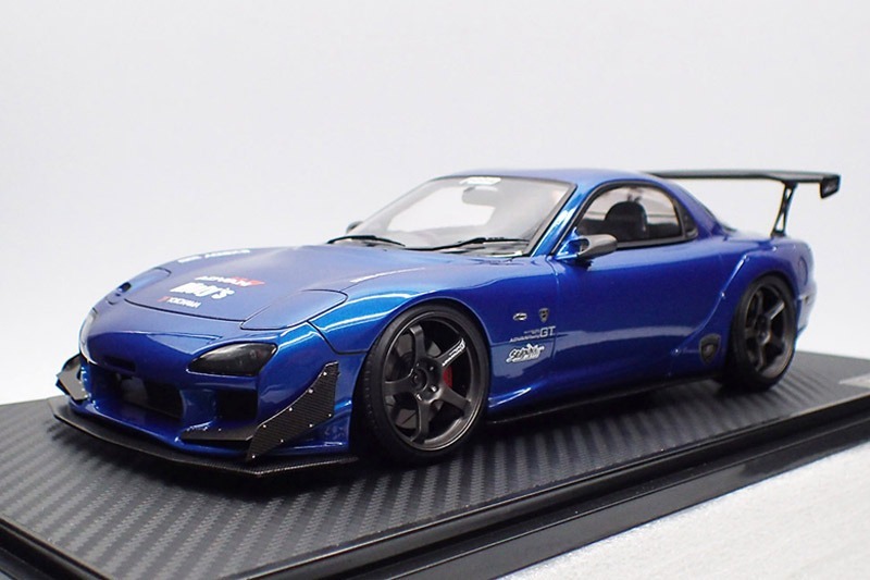  зажигание модель 1/18 FEED Mazda RX-7 (FD3S) голубой металлик / ограниченный выпуск 120 шт. 