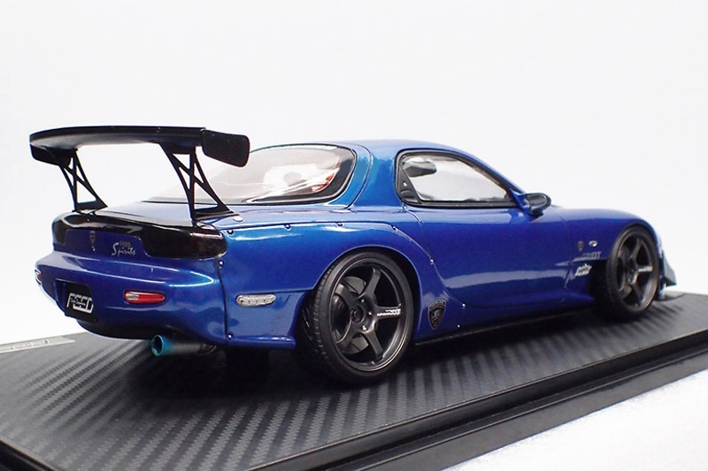  зажигание модель 1/18 FEED Mazda RX-7 (FD3S) голубой металлик / ограниченный выпуск 120 шт. 