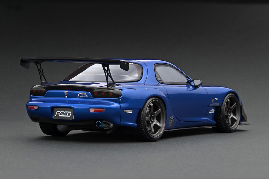  зажигание модель 1/18 FEED Mazda RX-7 (FD3S) голубой металлик / ограниченный выпуск 120 шт. 