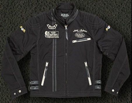 新品①Von Dutch（ボンダッチ）VOM-S14 ポリコットンＪＫＴ/レディース・黒_画像1