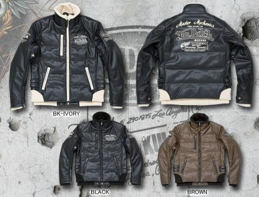 新品 Von Dutch（ボンダッチ）合皮レザーJKT・VOM-WPJ15・M_画像3