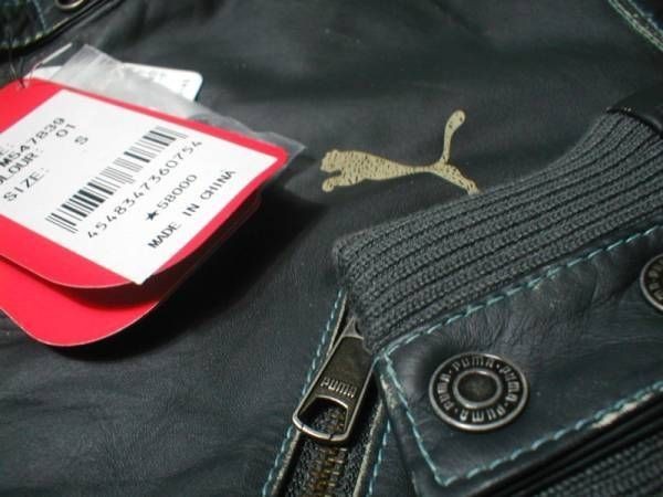 6□即決新品 PUMA(プーマ)4CH本革ライダースJKT□ | activoskateshop.com