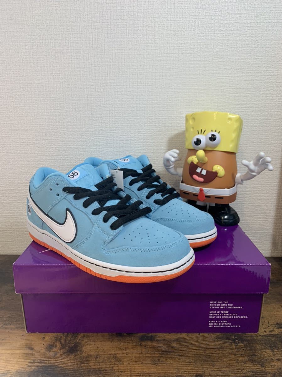 送料無料【NIKE SB DUNK LOW PRO CLUB 58 GULF RACING】ナイキ　ダンク　ロー　クラブ58ガルフレーシング