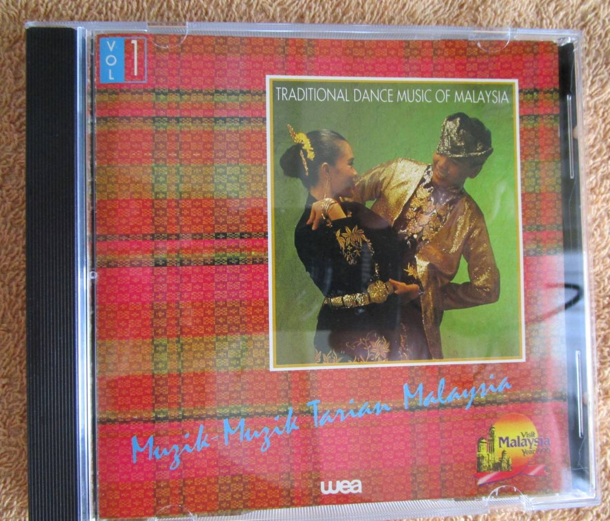 CD　マレイシア盤　「マレイシアの伝統舞踊音楽」 Traditional Dance of Malaysia vol.1 Musik Musik Tarian Malaysia (WEA) 1990年_画像1